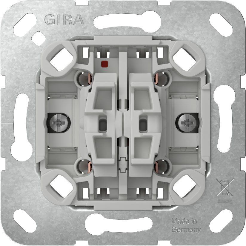 Gira 387900 Wipp-Jalousieschalter 10 A 250 V~ ohne Befestigungskralle
