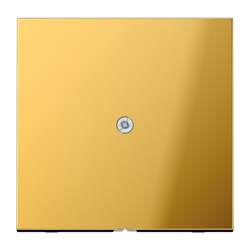 Jung GO2990A Leitungsauslass mit Zugentlastung, Metall goldfarben PVD-beschichtet, Serie LS, goldfarben