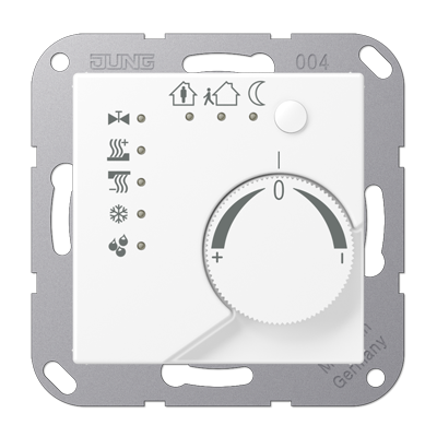 Jung A2178TSWWM KNX Stetigregler mit integrierter Tasterschnittstelle 4-fach, Serie A, schneeweiß matt