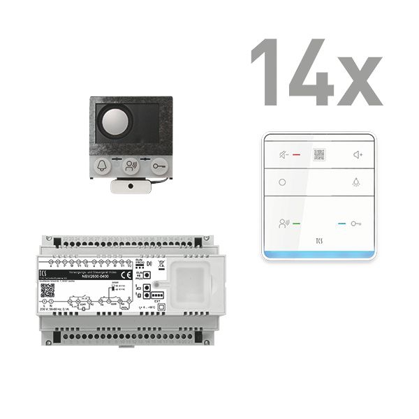 TCS PAIF140/005 1 Einbau-Türlautsprecher ASI12000, 14 Feisprecher TASTA PRO Audio 14 WE