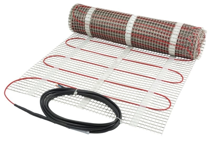 Devi 140F1730 DEVImat 70 Dünnbettheizmatte 70 W/m² Fläche 3,0 m², 0,5 x 6,0 m, selbstklebend