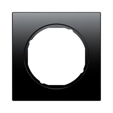 Berker 10112245 Rahmen 1-fach, R.3, schwarz glänzend