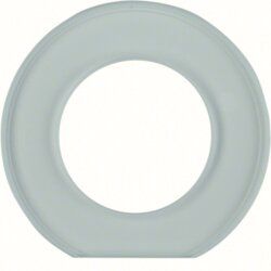 Berker 109200 Glasendrahmen 1-fach, Serie Glas, klar