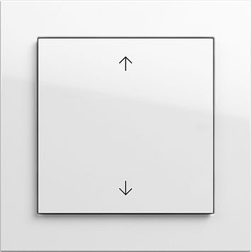 Gira 536103 S3000 Bedienaufsatz Pfeile, System 55, reinweiß glänzend