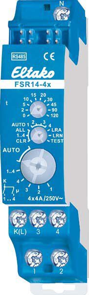 Eltako FSR14-4X Funk-Schaltrelais 4A/250V, 4 Kanäle