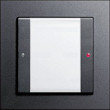 Gira 533100 eNet Funk-Wandsender 1-fach, System 55, Inbetriebnahme-Wippe
