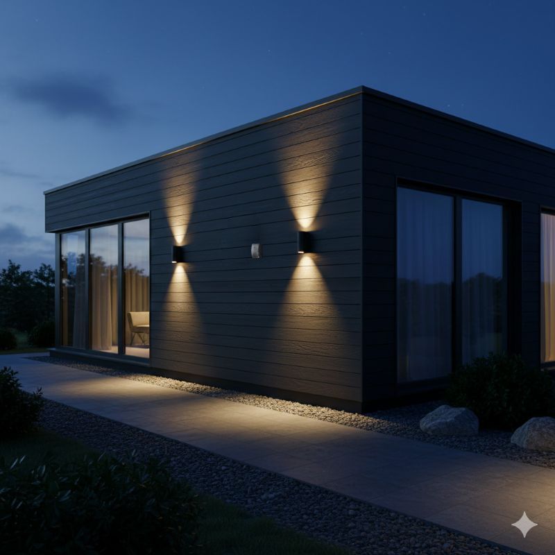 Theben 1260911 LUNA 126 star E AN Dämmerungsschalter mit integriertem Lichtsensor, 2-200 Lux, mit Adapterplatte, anthrazit