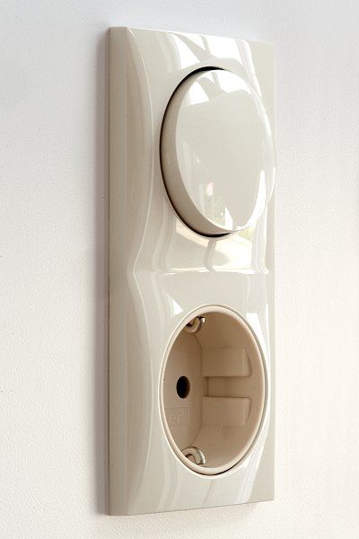 Berker 936562509 Wechselschalter, Integro Flow/Pure, polarweiß glänzend