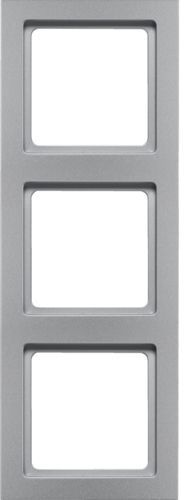 Berker 10136094 Rahmen 3-fach, Q.3, aluminium samt