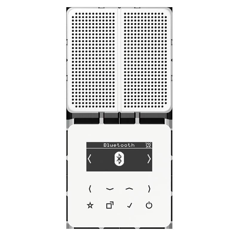 Jung DABCD1BTWW Smart Radio DAB+ mit Bluetooth set mono