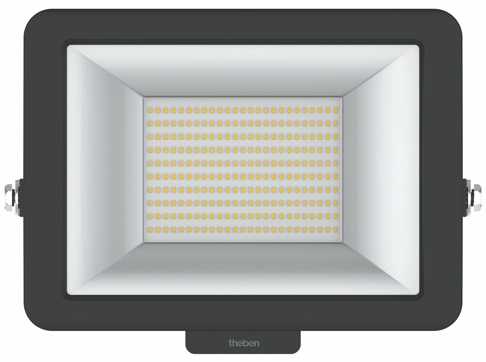 Theben 1020699 theLeda B100L W BK LED-Strahler für Wandmontage, 100 Watt, schwarz