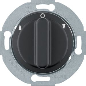 Berker MAN0101517 Jal.-Drehschalter, Serie 1930, softtouch, schwarz