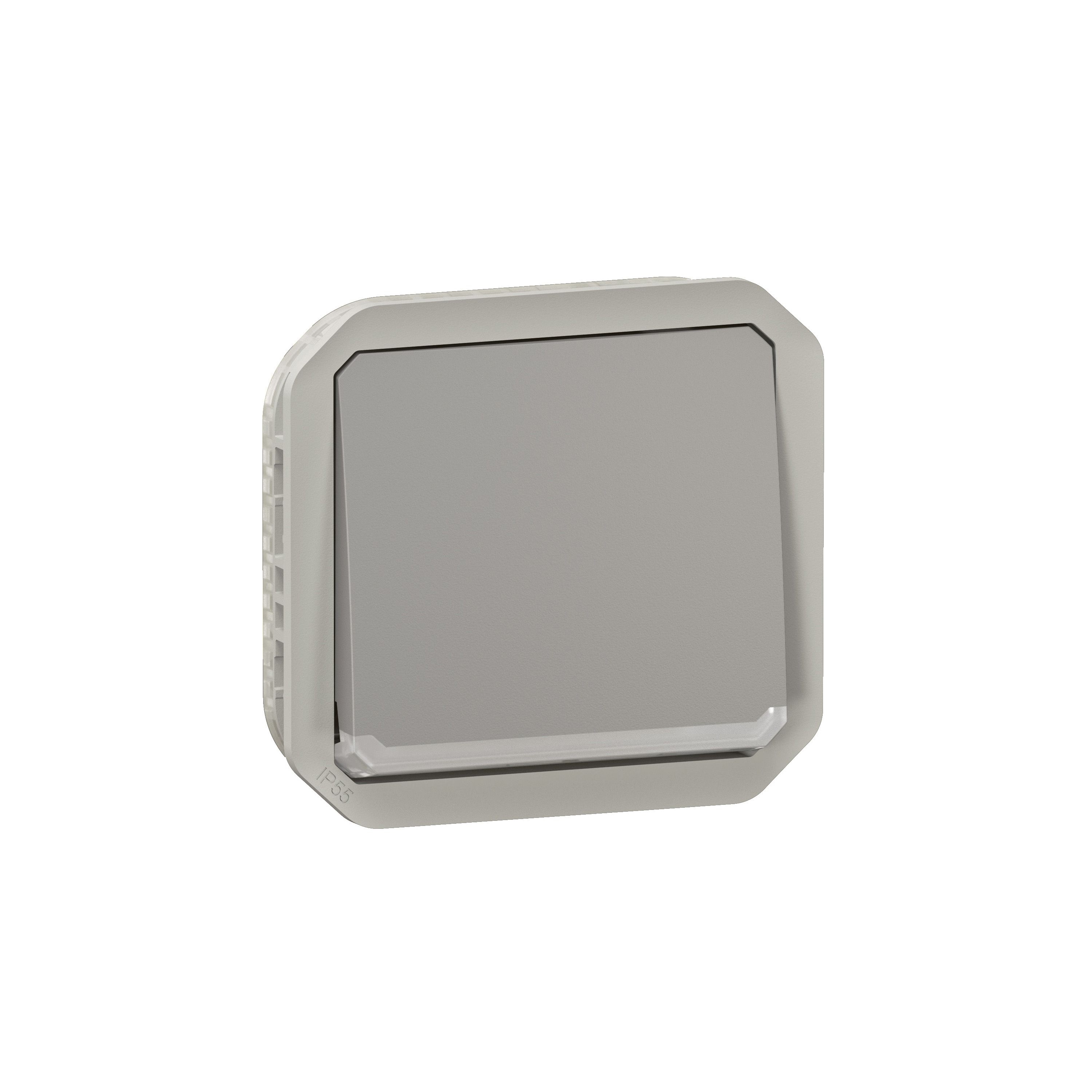 Legrand 069533L Plexo New Einsatz Taster Kontroll 10 A, grau