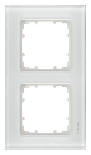 Siemens 5TG 1202-1 Glas-Rahmen 2-fach