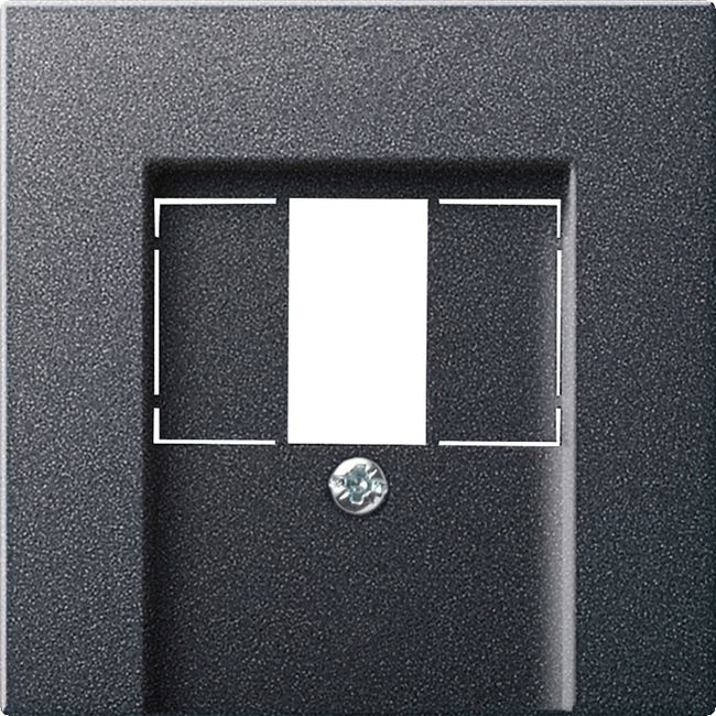 Gira 037628 Abdeckung für USB-Spannungsversorgung mit Powerdelivery, System 55, anthrazit