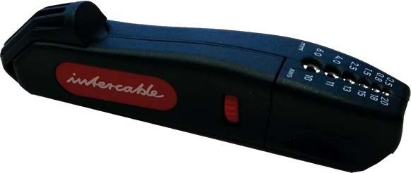 Intercable 182397 Kabelmesser multi für Ø 4-28 mm, Abisolierung 0,5-6 mm
