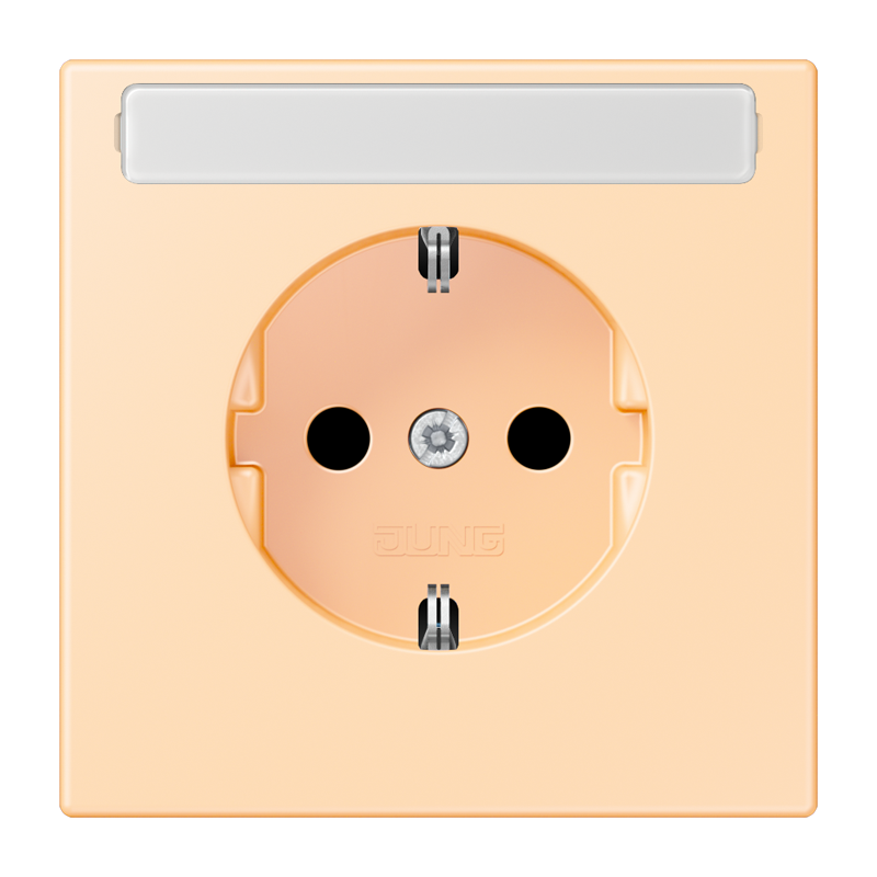 Jung LC1520N223 Schutzkontakt-Steckdose, Les Couleurs® 32060, ocre