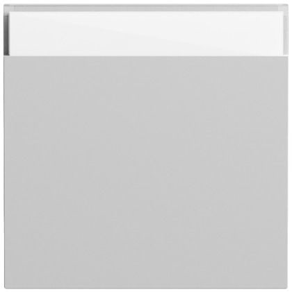 Gira 329976 Wippe mit Beschriftungsfeld, System 70, grau matt (lackiert)