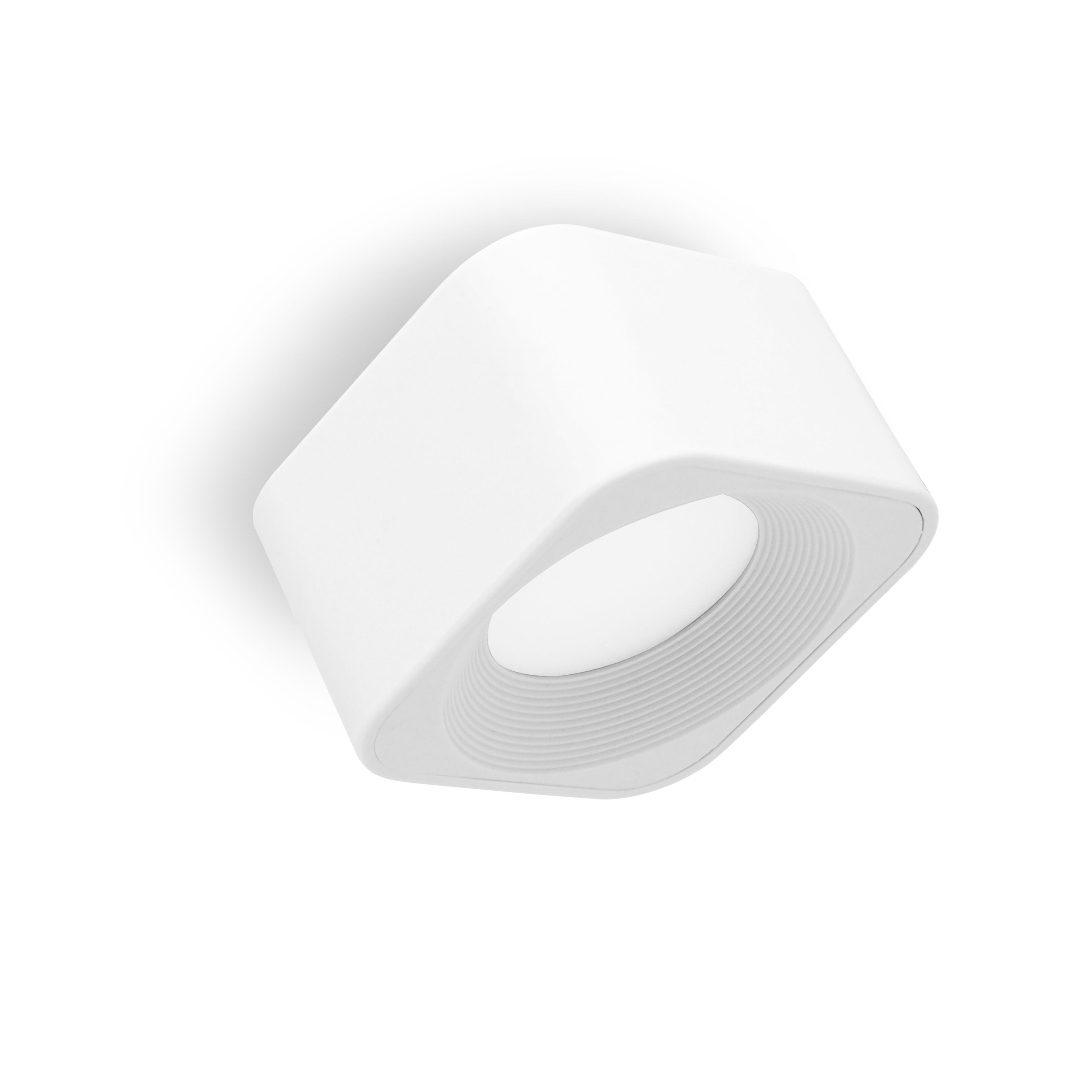 qles AWE6035 Akku Wandleuchte, für Merten D-Life, LED/3 Farbstufen (2700K, 4000K, 5700K), Lotosweiß, quadratisch, IPX4, dimmbar, magnetisch/abnehmbar