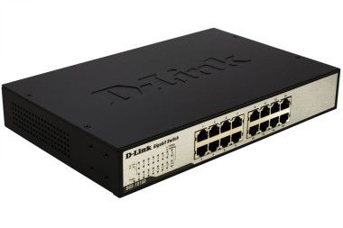 D-Link DGS-1016D 16-Port Gigabit Switch RJ-45 Auto Uplink - Desktop