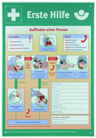 Dehn + Söhne 700052 Warn-/Hinweisschild "Erste Hilfe" WHS AH EH