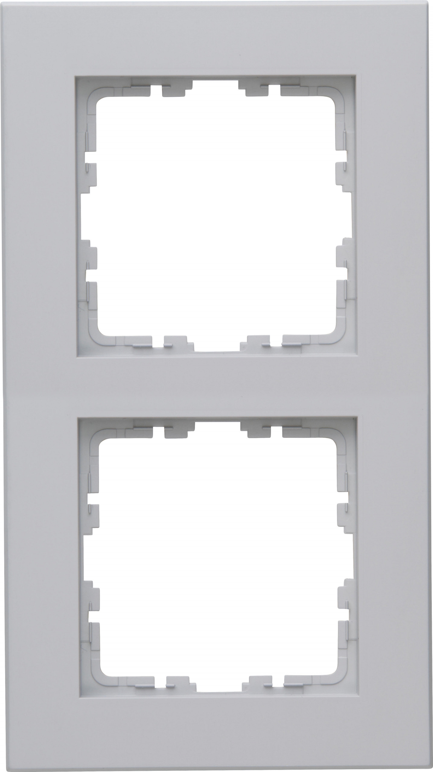 Kopp 406934000 HK07 PURE - Abdeckrahmen 2-fach, Farbe: grau matt