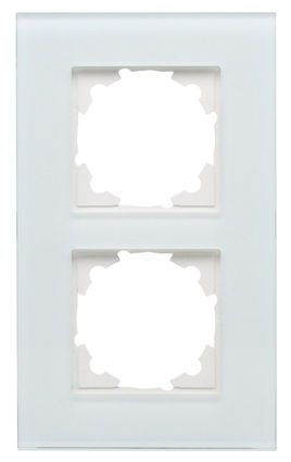 Kopp 405408007 HK07 - Glas-Abdeckrahmen 2-fach, Farbe: mint
