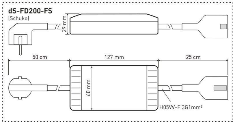 digitalSTROM dS-FD200-FS Gerätefilter Schutzkontakt