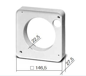 Helios MiniVent MF 90 Montageflansch