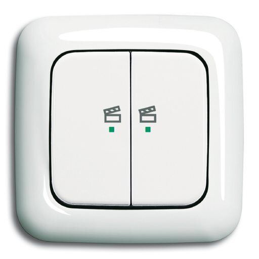 Busch-Jaeger 6233-22-214 Wippe 2-fach rechts mit Symbol Szene