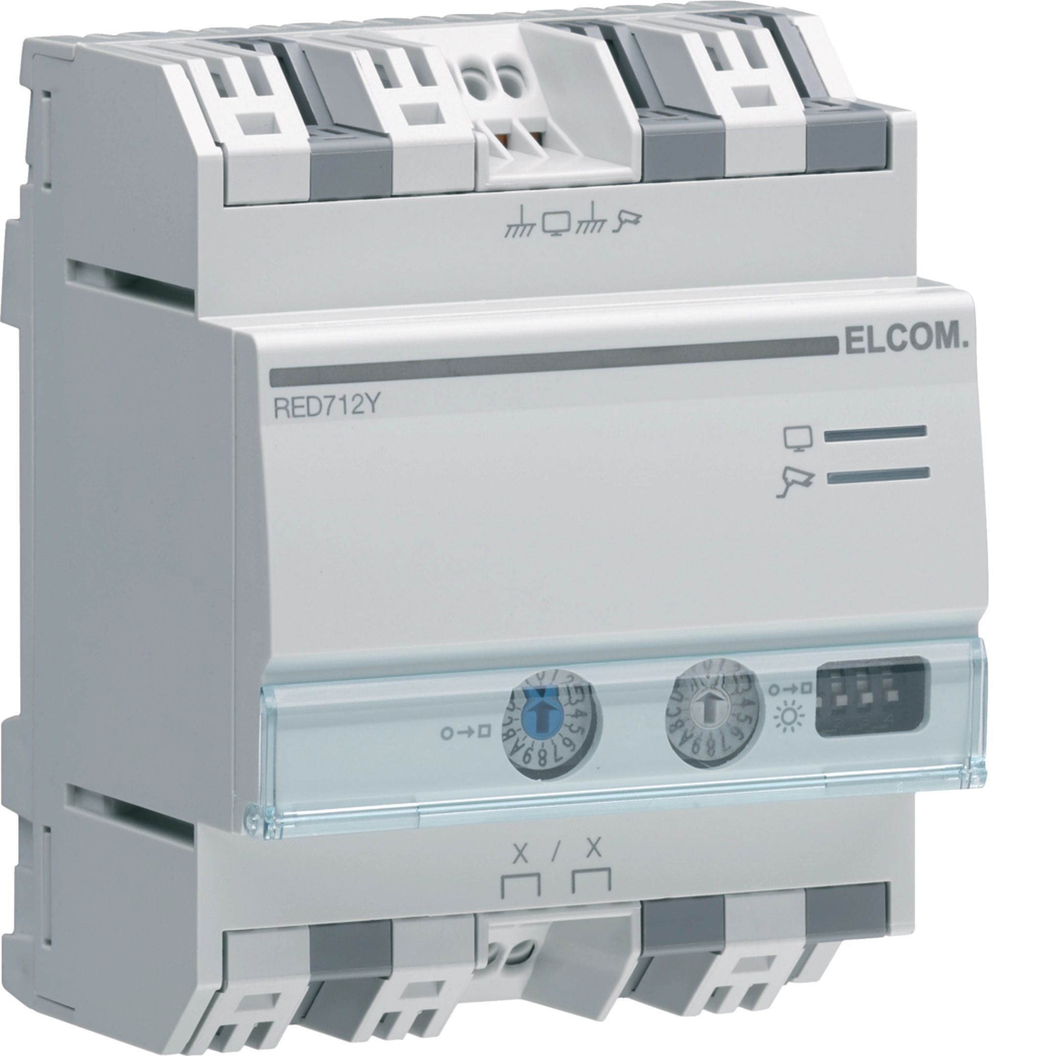 Elcom RED712Y Video-Umsetzer bidirektional, 2-Draht Bus System / 75 Ohm Signal, REG