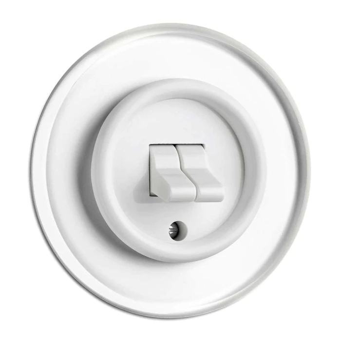 THPG 100572 Doppelkippschalter Serie Duroplast, weiß