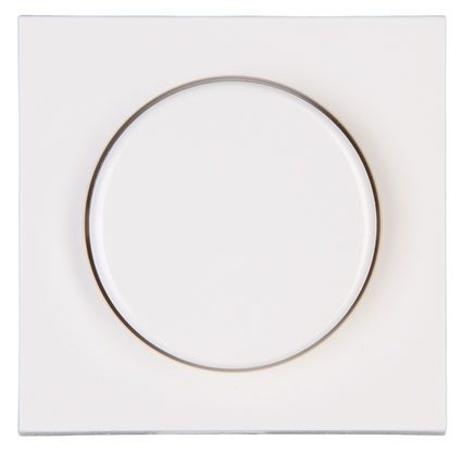Kopp 490629006 HK07 - Dimmer-Abdeckung für Druck-Wechseldimmer, Farbe: reinweiß
