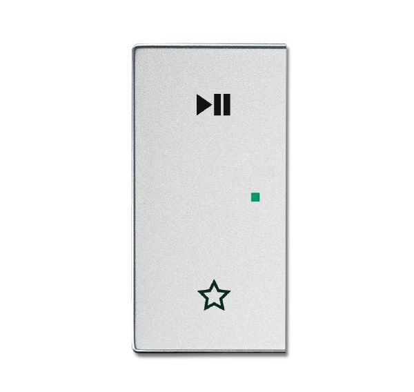 Busch-Jaeger 6237-21-83 Wippe 2-fach links mit Symbol "Play/Pause"