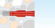 TOX Dübel Tri 7/36 KT Universaldübel 7x36mm, VPE 100 Stück