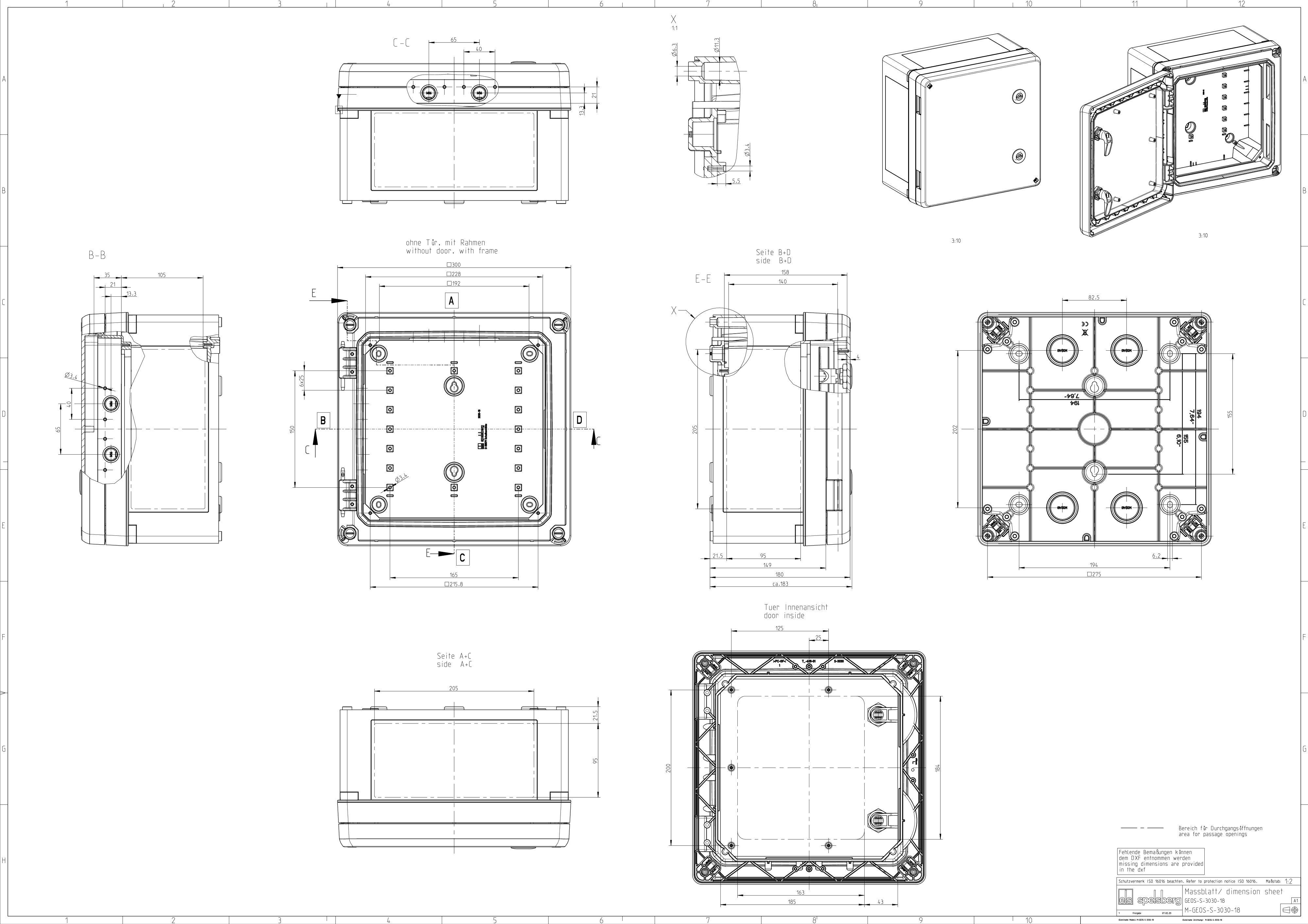 Spelsberg GEOS-S 3030-18-to Schaltschrank