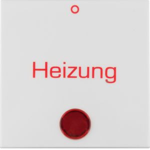 Berker 16218999 Wippe für Heizung, S.1/B.x, polarweiß glänzend