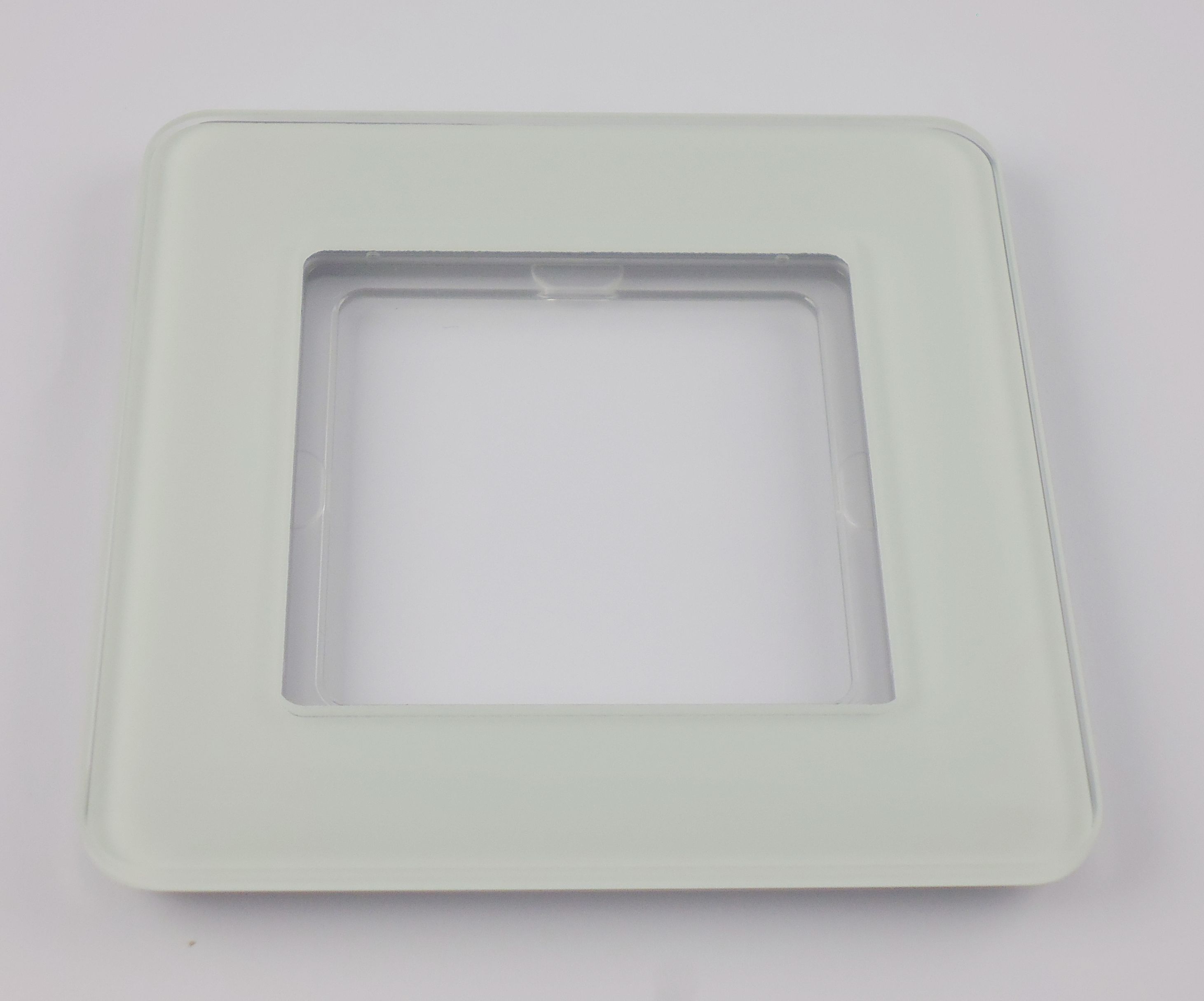 Berker 10116079 Rahmen 1-fach, Q.7, Glas polarweiß