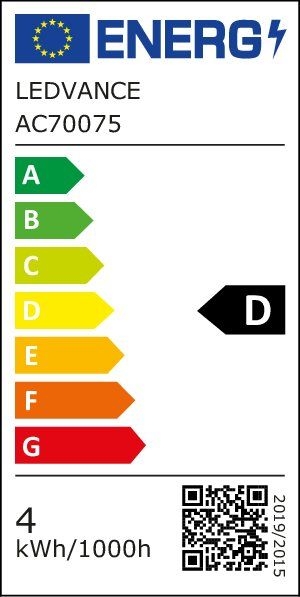 Ledvance 4099854466663 LED CLASSIC BW P, 300 °, 3,4 W, 827, 470 lm, E14, nicht dimmbar