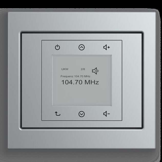 Berker 13137003 Rahmen 1-fach, K.5, Alu, Aluminium eloxiert