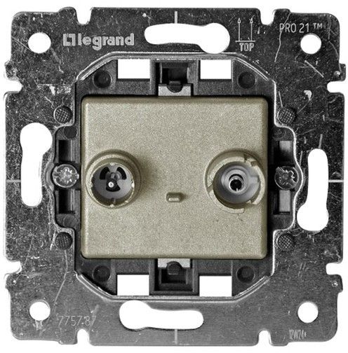 Legrand 775787 Enddose 2-Loch, 10 dB