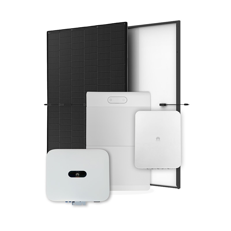 Huawei E24-PV-SET1-JHH-20-BACKUP-FB PV-Anlage 9,2 kWp mit Speicher 10 kWh und SmartGuard (Jolywood Glas-Glas FullBlack Solarmodul 460 Wp)