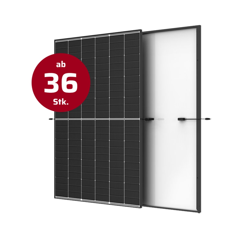 Trinasolar TSM-445NEG9R.28 Hochleistungssolarmodul Glas-Glas Vertex S+, 445Wp black frame, Palettenabnahme