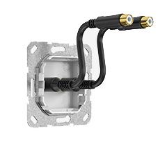 Gira 568303 USB 3.0 A Kabelpeitsche Einsatz reinweiß glänzend