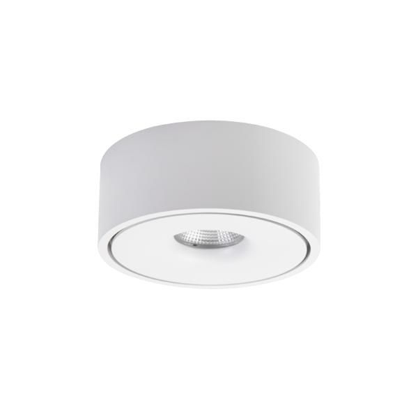 Brumberg 12066173 LED-Anbaudownlight 230 V AC, 50 Hz, 12,2 W (direkt), 2 W (indirekt), 36°, 3000 K, weiß