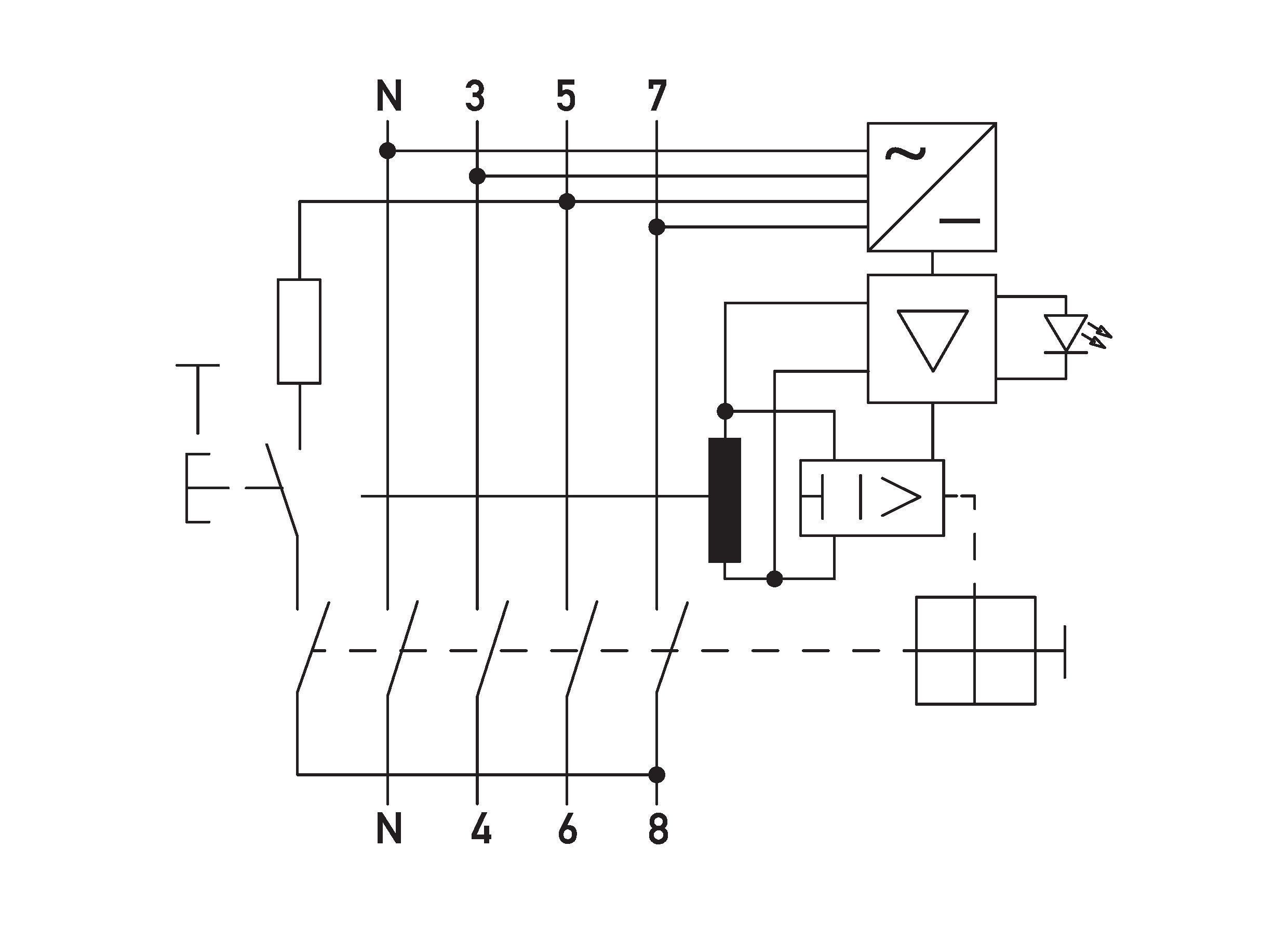 Doepke 09134998HD FI-Schutzschalter 4-polig, 40A, 30mA, Typ B