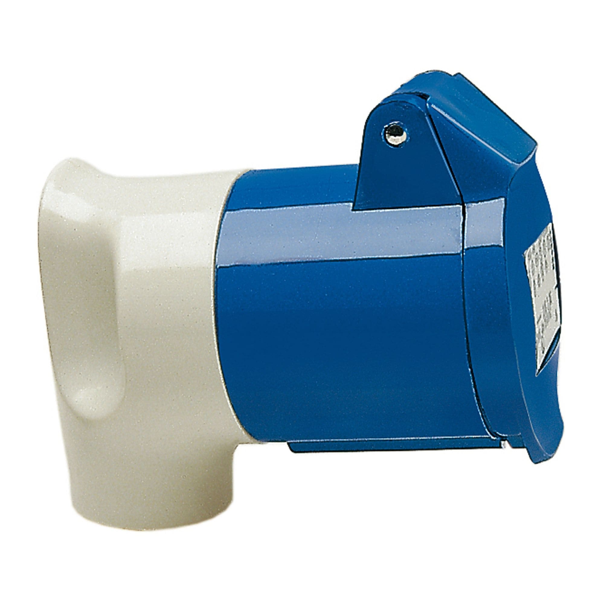 Walther Werke 336410 MONDO Winkelkupplung 32A 4P 10h mit innenliegendem Kabelknickschutz