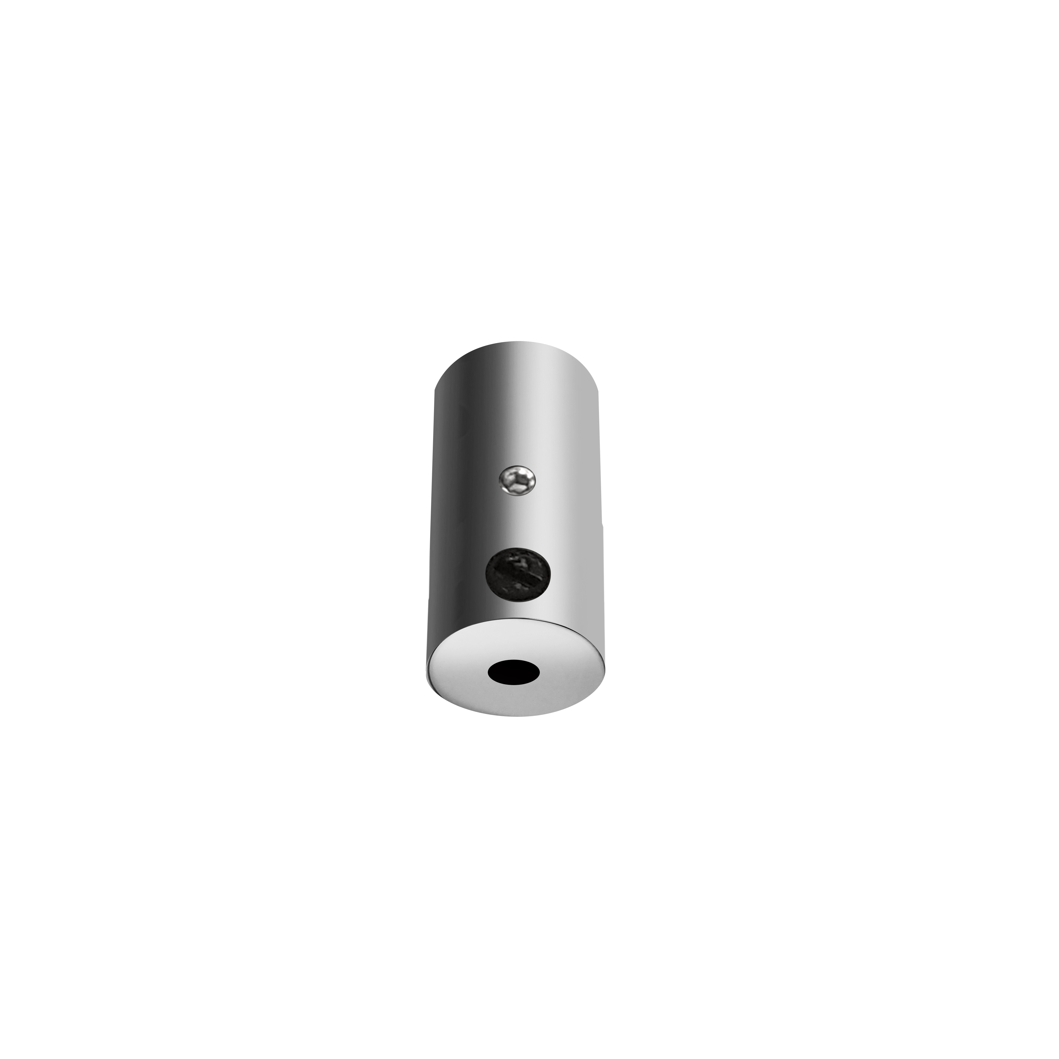 qles DSZ0110 Decken-Stick mit Zugentlastung, für Merten D-Life/System-M, Chrom