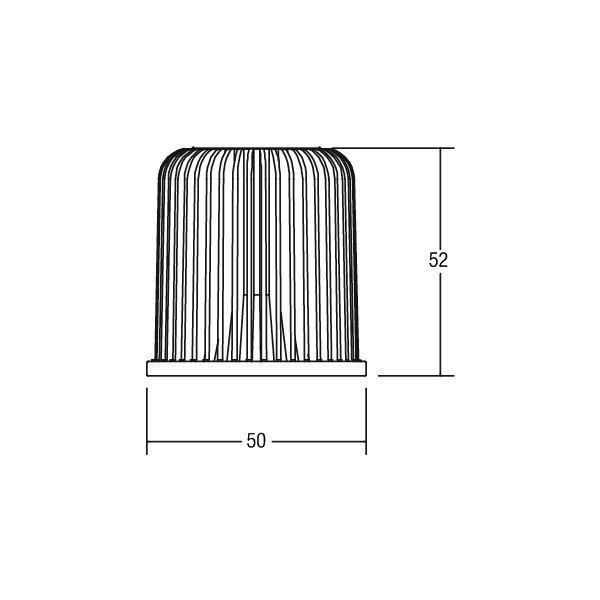 Brumberg 18438002 LED-Reflektoreinsatz 24 V DC, 8 W, 60°, RGB+WW, CRI>90, Höhe 52 mm