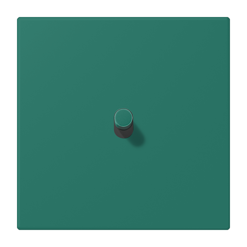 Jung LC12-0R0216 Abdeckung mit Kipphebel "Zylinder", 1 Kipphebel, vert anglais